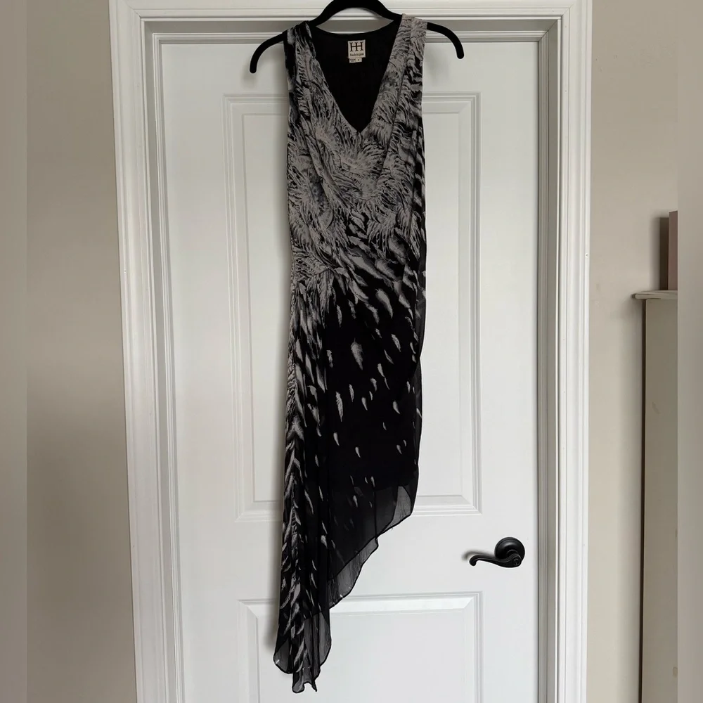 Haute Hippie Assymetric Hem 100% Silk Dress | S - Picture 2 of 8